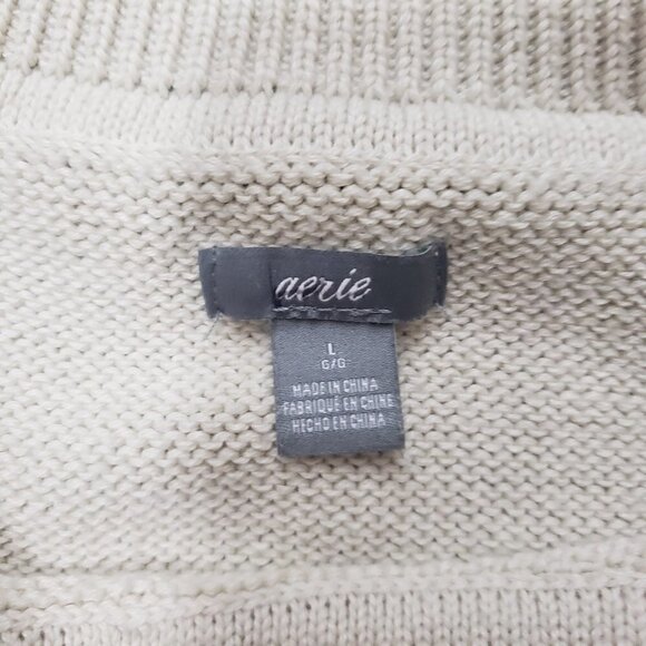 Aerie Smile Soft Knit Sweater Rainbow Size L - Picture 5 of 6